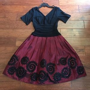 Beautiful elegant deep Red dress